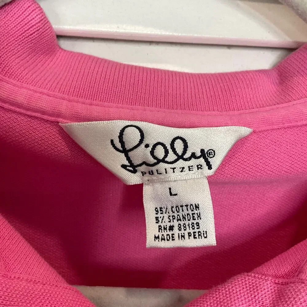 Lilly Pulitzer Girls‎ Pink Polo Shirt